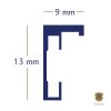 Алюмінієва рамка Henzo Manhattan 30x45 см чорна