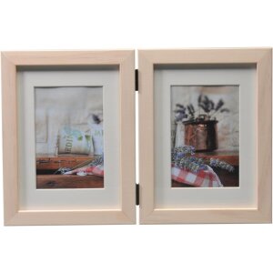 Рамка Jardin подвійна 13x18 (9x13 см) біла