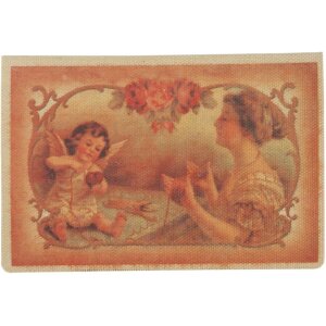 Weihnachtskarte Engel 17,5x12,5 cm