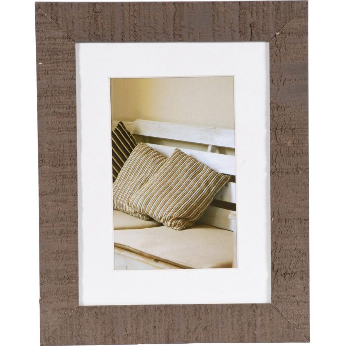 Henzo деревянная фоторамка Driftwood 15x20 средне-коричневая с паспарту 10x15 см