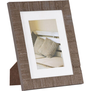 Henzo деревянная фоторамка Driftwood 15x20 средне-коричневая с паспарту 10x15 см