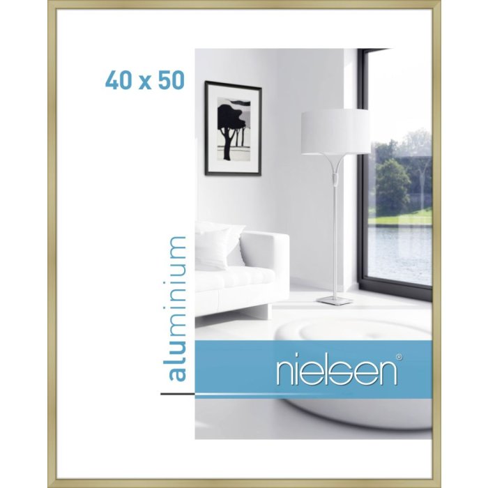 Алюмінієва рамка Nielsen Classic 40x50 см золото матова