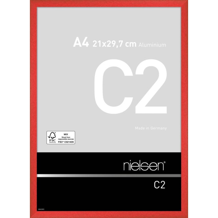 Nielsen алюминиевая рама C2 21x29,7 см торнадо красный