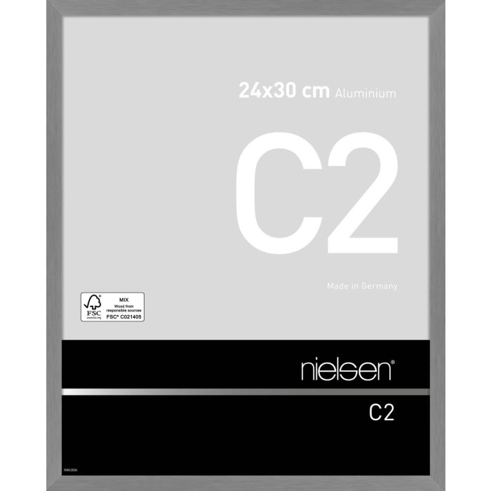 Алюминиевая рама Nielsen C2 24x30 см текстурированная серая матовая