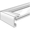Алюминиевая рама Nielsen C2 24x30 см текстурированная серая матовая