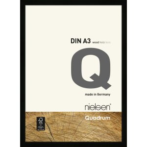 Деревяна знімна рамка Nielsen Quadrum 30x42 см чорна для...