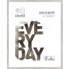 Деревяна рамка Nielsen Zoom 40x50 см срібляста