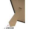 Пластиковая рамка S011 20x25 см черная