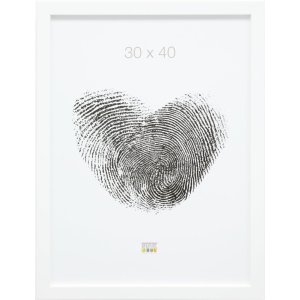 Деревяна рамка S40R 15x15 см біла