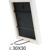 Деревяна рамка S40R 40x50 см біла