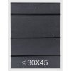 Деревяна рамка S40R 40x50 см червона