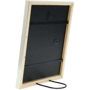 Деревяна рамка S41J Deknudt 30x45 см срібляста