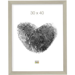 Пластиковая рамка S41VD4 серебристая глянцевая 20x28 см