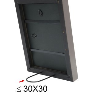 Деревяна рамка S40R 30x40 см темно-сіра
