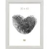 Деревяна рамка S42L біла 15x20 см