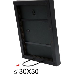 Деревяна рамка S40R 30x60 см чорна