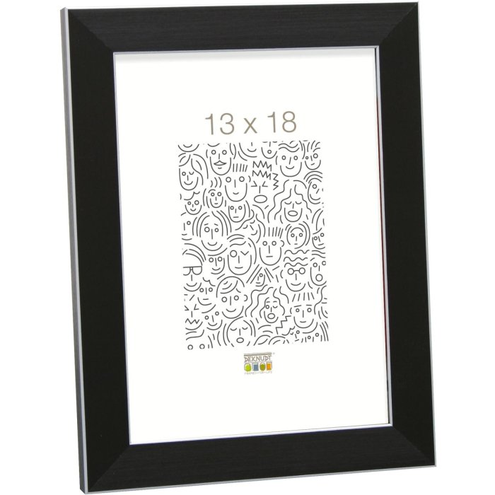 Пластикова рамка Deknudt S41VK2 чорна 20x40 см