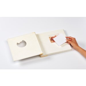 Дитячий альбом Walther Bambini 28x25 см 60 білих сторінок з льняним корінцем