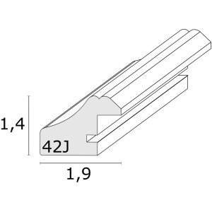 Пластиковая рамка S42JD 30x40 см черная