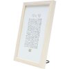 Деревяна рамка для сертифікатів Deknudt S41J Deknudt 21x29,7 см біла DIN A4