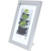 Деревянная рамка Deknudt MDF S44C 15x20 см серебристая