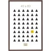 Деревянная рамка Deknudt MDF S44C 18x24 см темно-коричневая