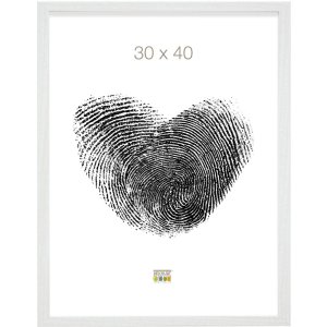 Деревяна рамка Deknudt МДФ S44C 40x50 см біла