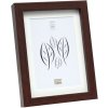 Деревяна рамка S40A темно-коричнева 24x30 см - 18x24 см