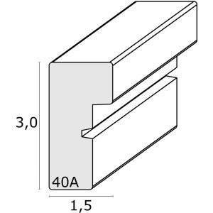 Деревянная рамка S40A темно-коричневая 30x40 см - 20x30 см