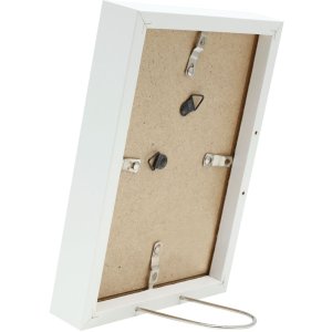 Деревянная рамка Deknudt S40A белая 15x20 см - 13x18 см