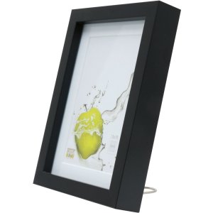 Деревяна рамка S40A чорна 15x20 см - 13x18 см