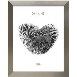 Пластиковая рамка Deknudt S42P серебристая 13x18 см