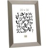 Пластиковая рамка Deknudt S42P серебристая 13x18 см