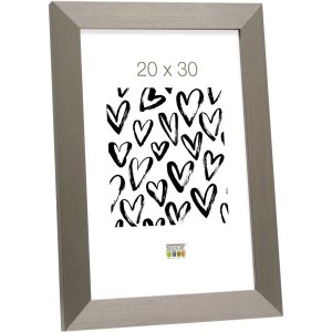 Пластиковая рамка Deknudt S42P серебристая 15x20 см