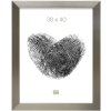 Пластиковая рамка Deknudt S42P серебристая 24x30 см
