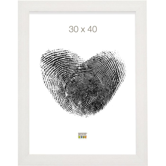 Пластиковая рамка Deknudt S42P белая 30x40 см