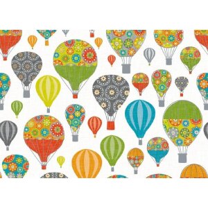 Papier 50x70cm Heißluftballons