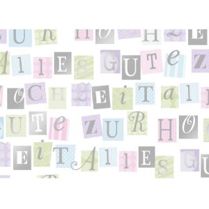 Papier 50x70cm Zur Hochzeit alles Gute