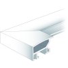 Рамка Henzo алюминиевая Luzern 20x20 см серебристая с пассатижами 13x13 см