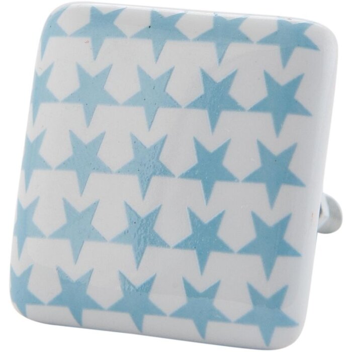 Зірочки блакитні білі 3см (63095)
