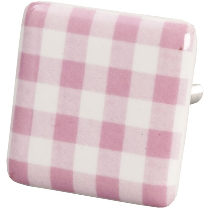 Картатий рожевий білий 3,5см (61913)