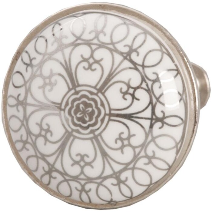 Muster grau weiß (61889)