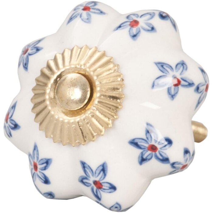 Blumen weiß blau (61846)