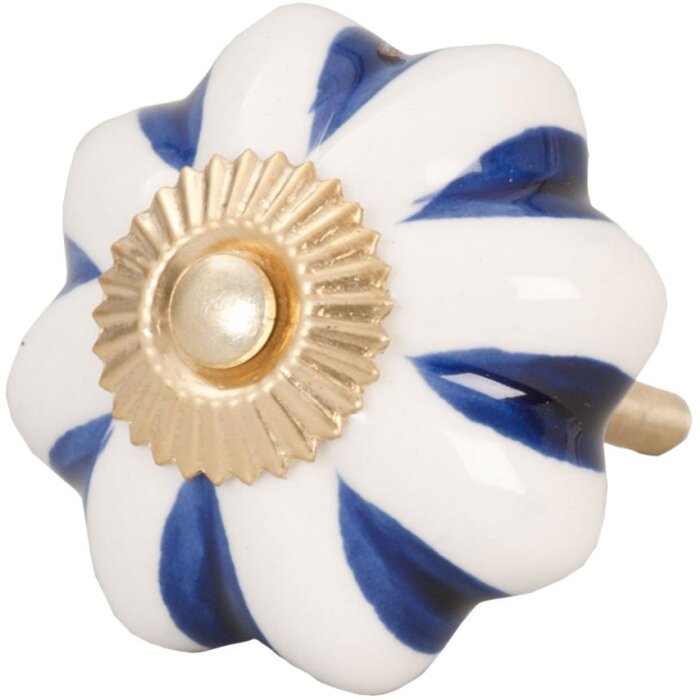 Streifen weiß blau (61855)