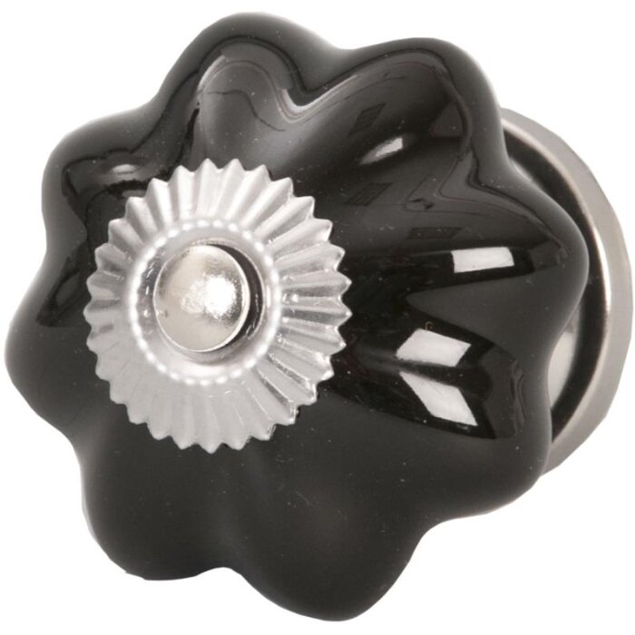 Uni schwarz silber (61898)