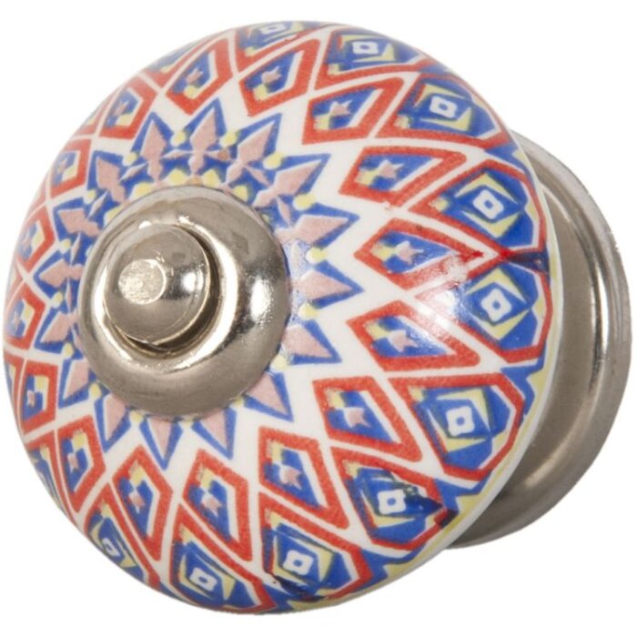 Мандала синьо-червона (62563)