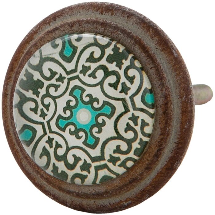 Shabby braun türkis (63295)